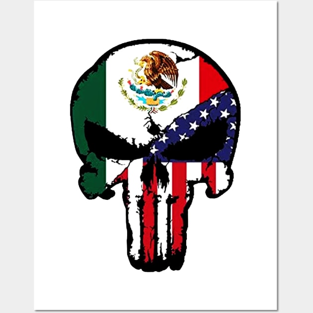 Mexican American pride Wall Art by RendyPratama